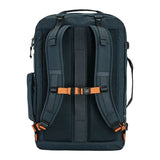 Fjallraven Farden Carry-on Pack travel backpack with adjustable straps and multiple compartments, gray color, designed for travel.