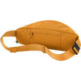 Fjallraven Ulvo Hip Pack Large in black, stylish waist pack with adjustable strap and multiple compartments for convenient carrying.