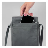 Greenland Pocket Bag by Fjallraven, green crossbody bag with front pocket and adjustable strap, made from durable outdoor fabric.