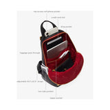 Black Hammitt Hunter Med backpack with zip closure, showing its sleek design and sturdy straps.