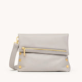 Hammitt VIP Med wallet with multiple card slots and zippered coin pocket in black leather.