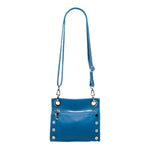Hammitt Tony Small handbag in clear black with brushed gold hardware, featuring a compact design and stylish details.