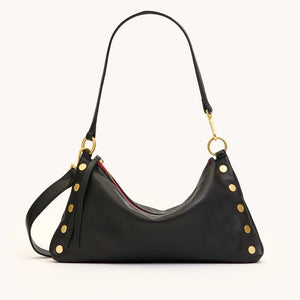 Hammitt Kyle SML crossbody bag in leather with adjustable strap and metal hardware, casual style for everyday use.