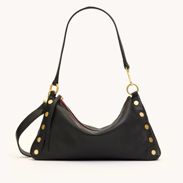 Hammitt Kyle SML crossbody bag in leather with adjustable strap and metal hardware, casual style for everyday use.