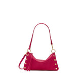 Black Hammitt Kyle SML crossbody bag with brushed gold hardware, compact design, and adjustable strap.