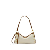 Black Hammitt Kyle SML crossbody bag with brushed gold hardware, featuring compact design and adjustable strap.