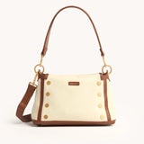 Hammitt Bryant Med crossbody bag in leather with adjustable strap and metal hardware, medium size for everyday use.
