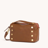 Hammitt Evan crossbody bag in small size, featuring sleek design and adjustable strap, made of high-quality leather.