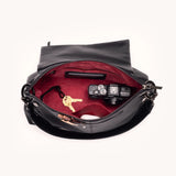 Black Hammitt VIP Grand purse with gunmetal hardware, showcasing a sleek, stylish design and high-quality craftsmanship.