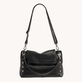 Black Hammitt VIP Grand purse with gunmetal hardware, showcasing a sleek, stylish design and elegant craftsmanship.