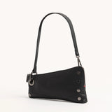 Hammitt Nash Pochette purse with sleek leather design and silver hardware, featuring a compact, elegant style for everyday use.
