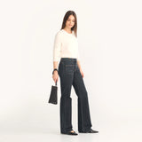 Black Hammitt Nash Pochette purse with gunmetal hardware, featuring a sleek, compact design and elegant craftsmanship.