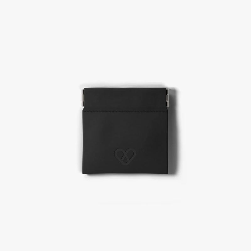 Hears earplugs carry pouch with black exterior and zipper closure, designed for storing and protecting earplugs.
