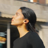 Hears high fidelity earplugs in jet black with 25dB noise reduction, designed for comfortable ear protection and sound clarity.