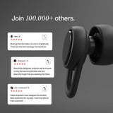 Black Hears high fidelity earplugs with 25dB noise reduction, designed for comfortable hearing protection and enhanced sound clarity.