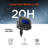 HyperGear IntelliCast Flight wireless audio adapter showing transmitter and receiver units for seamless audio streaming.