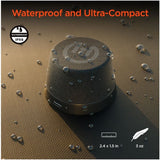 HyperGear Pocket Popper magnetic mini wireless speaker showing compact design with built-in magnet for easy attachment.