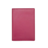 ILI personalized leather passport case with embossed design, offering a stylish and functional travel accessory in durable leather.