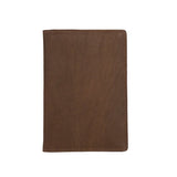 ILI personalized leather passport case in toffee color with sleek design and secure closure, perfect for travel protection.