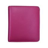 ILI Mini Bi-Fold RFID Wallet showing compact design and RFID blocking features in black leather.