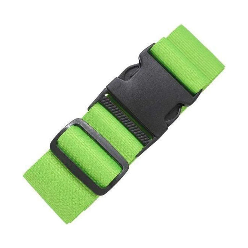 Green adjustable luggage straps from Index Urban Touro Accessories, featuring durable straps for secure travel baggage.