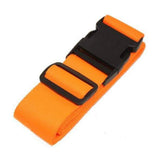 Green adjustable luggage straps from Touro Accessories by Index Urban, featuring sturdy design for secure baggage handling.