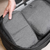 Small Peak Design packing cubes from Index Urban, showing organized storage with multiple compartments and durable fabric.