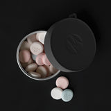 Matador waterproof travel canister 100ml accessories in a compact, clear container with black screw cap, designed for travel storage