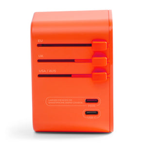 Matador Global Travel Adapter accessory with multiple plug options and compact design for international travel.