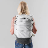 Matador SEG28 backpack in Arctic White with adjustable straps and multiple compartments, designed for outdoor adventures.