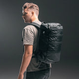 Matador SEG28 Arctic White backpack with multiple compartments and adjustable straps, designed for daily use and travel.