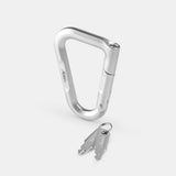Black Matador BetaLock™ security padlock with key and shackle, designed for high security and durability.