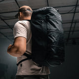 Matador SEG45 Travel Pack, compact and durable black backpack with multiple compartments and padded straps for comfortable carry.