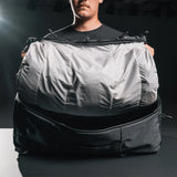 Matador SEG45 Travel Pack in grey with multiple compartments, designed for convenient travel and organized packing.