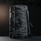 Matador SEG45 Travel Pack in black with compact design, multiple compartments, and adjustable straps for organized travel.
