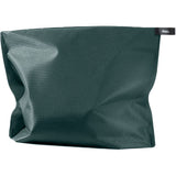Matador Flatpak zipper toiletry case in black with compact, slim design and visible zipper closure, ideal for travel organization.