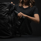Matador Laptop Base Layer case in black, showing a sleek, durable protective laptop sleeve with zipper closure.