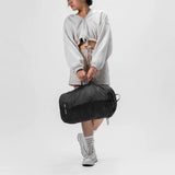 Matador packable laundry bag in black, lightweight and foldable for easy carrying and storage.