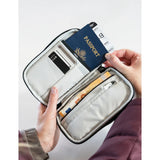 Matador Global Travel Stash packing organization pouch in black with multiple compartments for travel essentials.