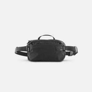 Matador ReFraction™ Packable Sling waist pack in gray, compact and lightweight with adjustable strap for outdoor and everyday use.