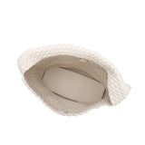 White Melie Bianco Johanna Tote Bag with structured design, top handles, and spacious interior for everyday carry.