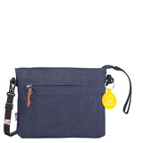 Navy Mywalit MyLite Zip Top wallet with zip closure and multiple card slots, designed for practical organization.
