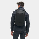 Black Nomatic Navigator Series 15L backpack with multiple compartments and sleek design, ideal for daily commuting and travel.