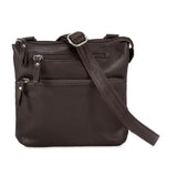 Black Osgoode Marley Small Crossbody Traveler bag with adjustable strap and compact design, perfect for travel and everyday use.