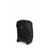 Osprey Transporter® wheeled carry-on luggage in coastal blue with sturdy wheels and retractable handle for travel.
