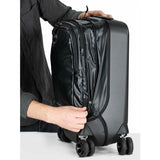 Osprey Transporter™ 4-Wheel Hybrid Carry-On in Venturi Blue with sturdy handle and four spinner wheels for easy travel.