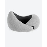 Midnight grey Ostrichpillow Go Neck Pillow, ergonomic travel accessory designed for neck support and comfort.