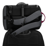 Pacsafe V Anti-Theft 16-inch commuter backpack in slate color with multiple compartments and secure anti-theft features.