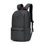 Pacsafe MetrosafeX 20L Slate backpack with secure anti-theft features and multiple compartments for everyday use.