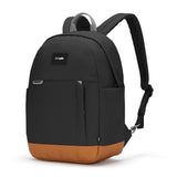Pacsafe GO 15L anti-theft backpack with secure zippers and padded straps, designed for safe daily use and travel.